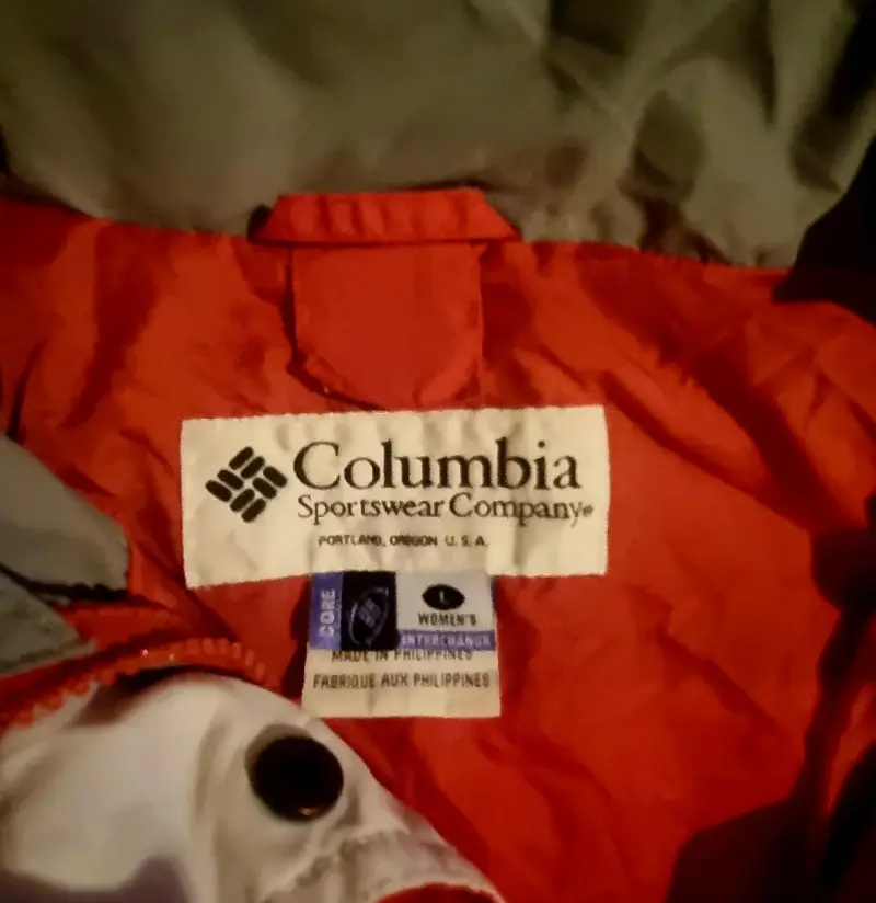Chaqueta outdoor Columbia roja y gris - 2