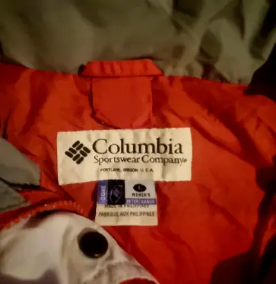 Chaqueta outdoor Columbia roja y gris - miniatura 2
