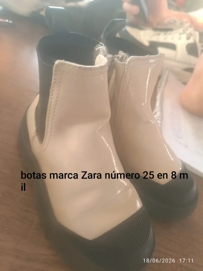 Botas para niños Zara beige - 1