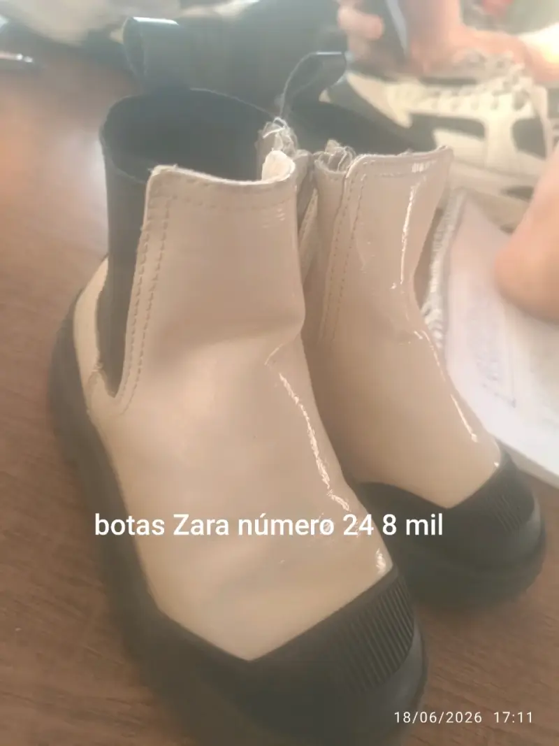 Botas para niños Zara beige - 2