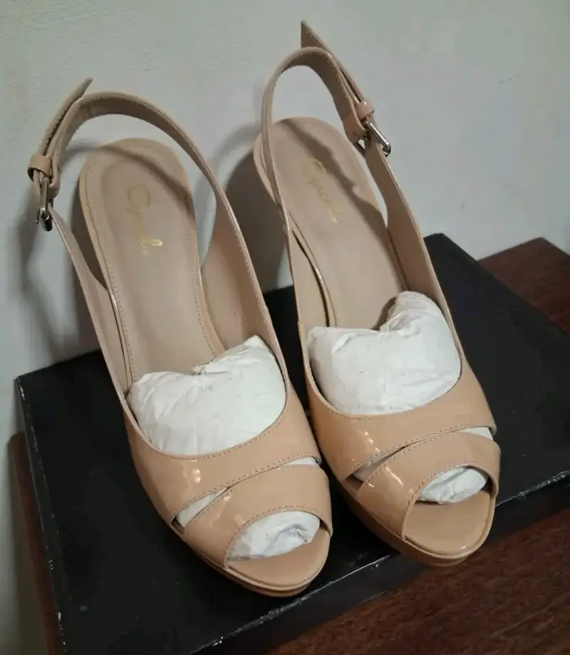 Sandalias color nude - 1