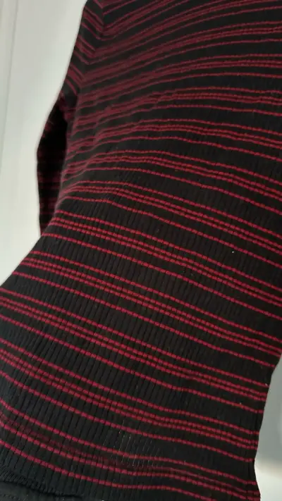 Polera rayada de cuello alto - miniatura 2