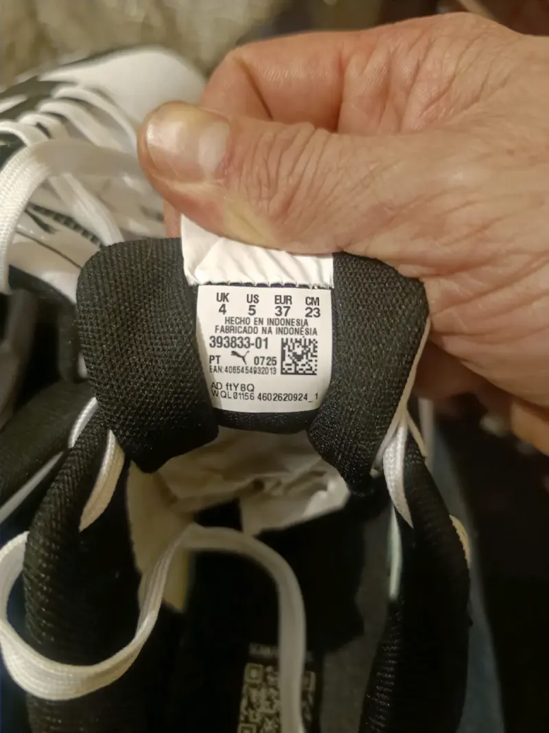 Zapatillas deportivas blanco y negro - 4