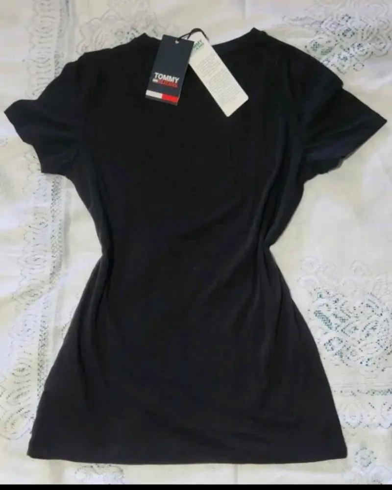 Polera negra Tommy Jeans mujer - 4