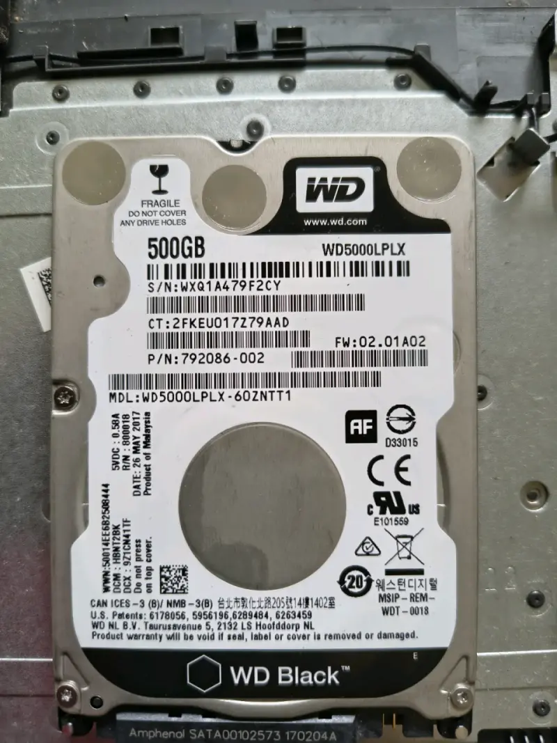 Disco duro WD Black 500GB - 1