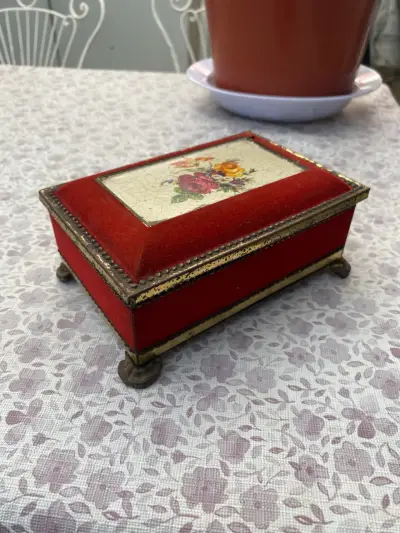 Cofre decorativo antiguo Calaf talca - miniatura 1