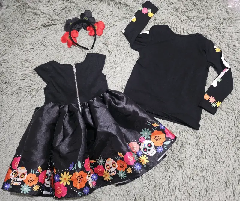 Disfraz niña catrina - 2