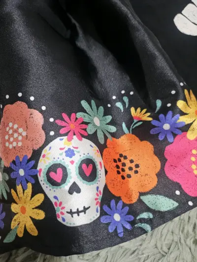 Disfraz niña catrina - miniatura 6