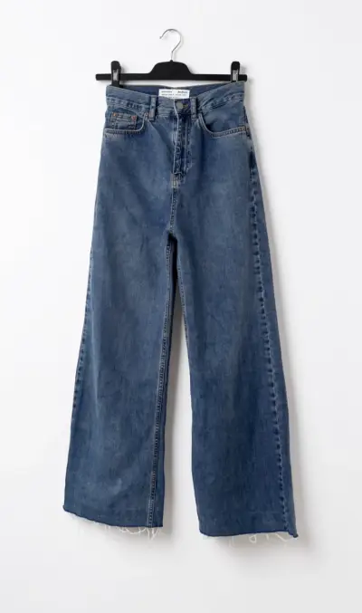 Jeans anchos azul clásico - miniatura 1