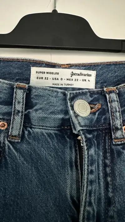 Jeans anchos azul clásico - miniatura 3