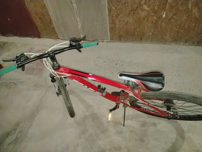 Bicicleta Brabus roja de montaña - 5