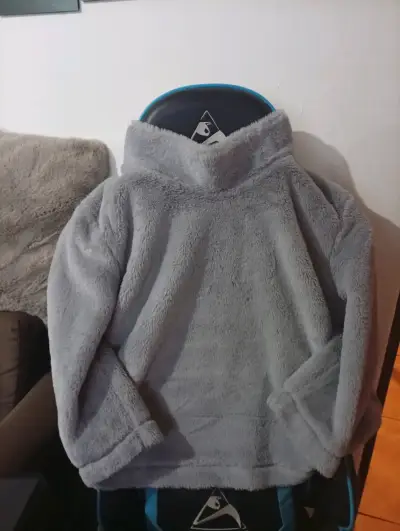 Polar de mujer gris suave - miniatura 1