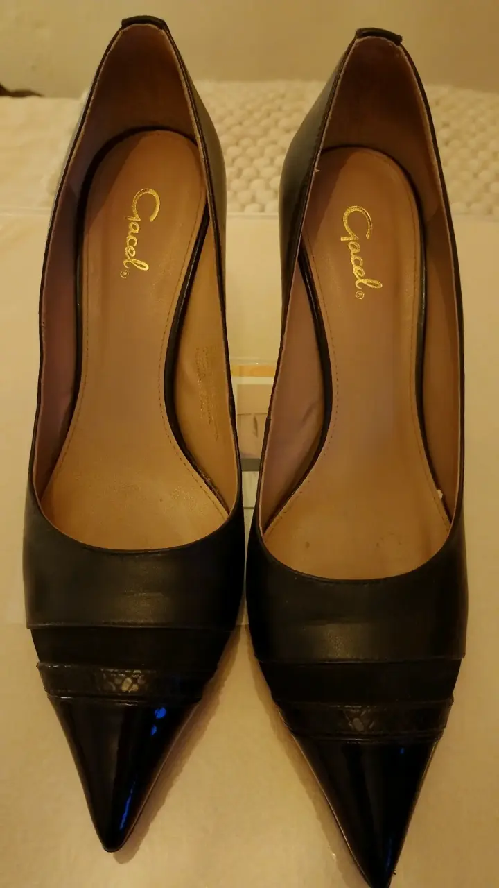 Zapatos de tacón negros mujer - 1