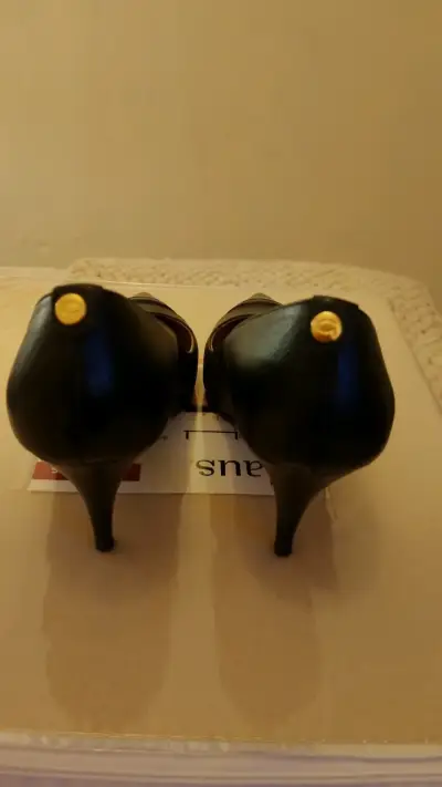 Zapatos de tacón negros mujer - miniatura 2