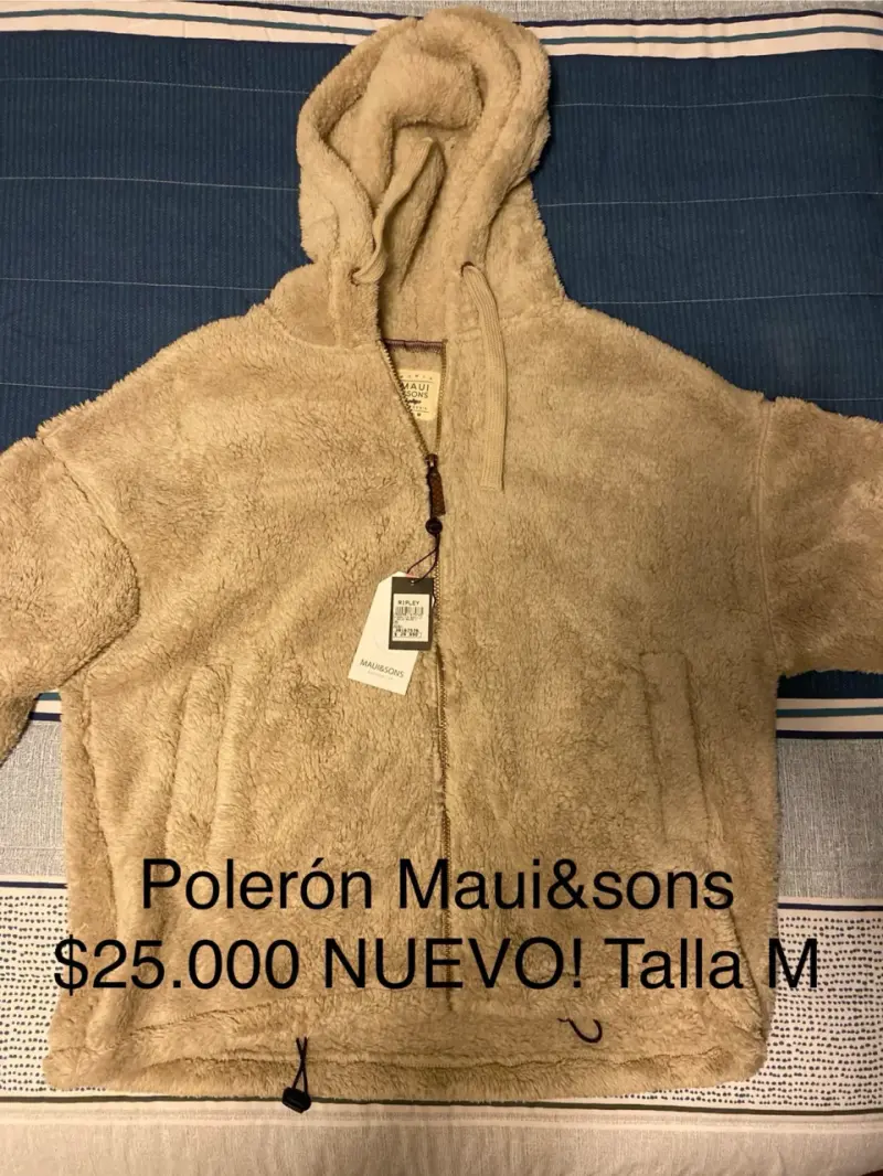 Polerón Maui&sons beige nuevo