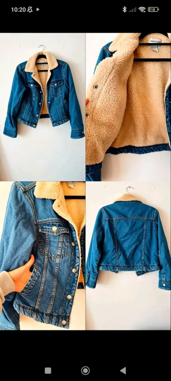 Chaqueta de mezclilla con forro