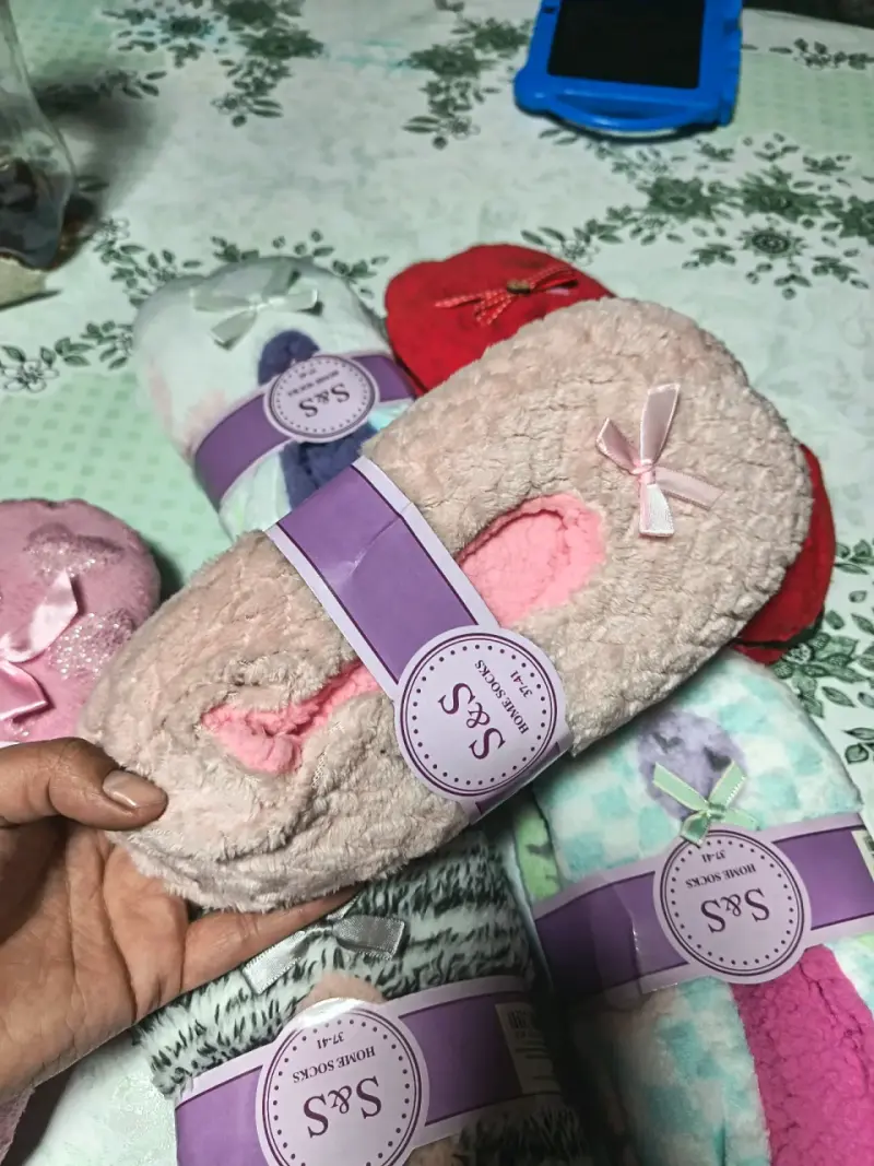 Pantuflas cálidas S&S con lazo - 4