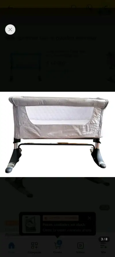 Cuna colecho Gobaby plegable - miniatura 4