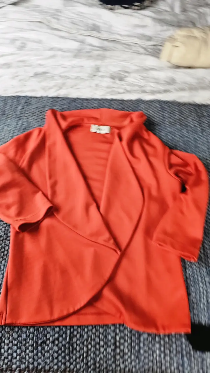 Blazer naranjo fuego para mujer - 2
