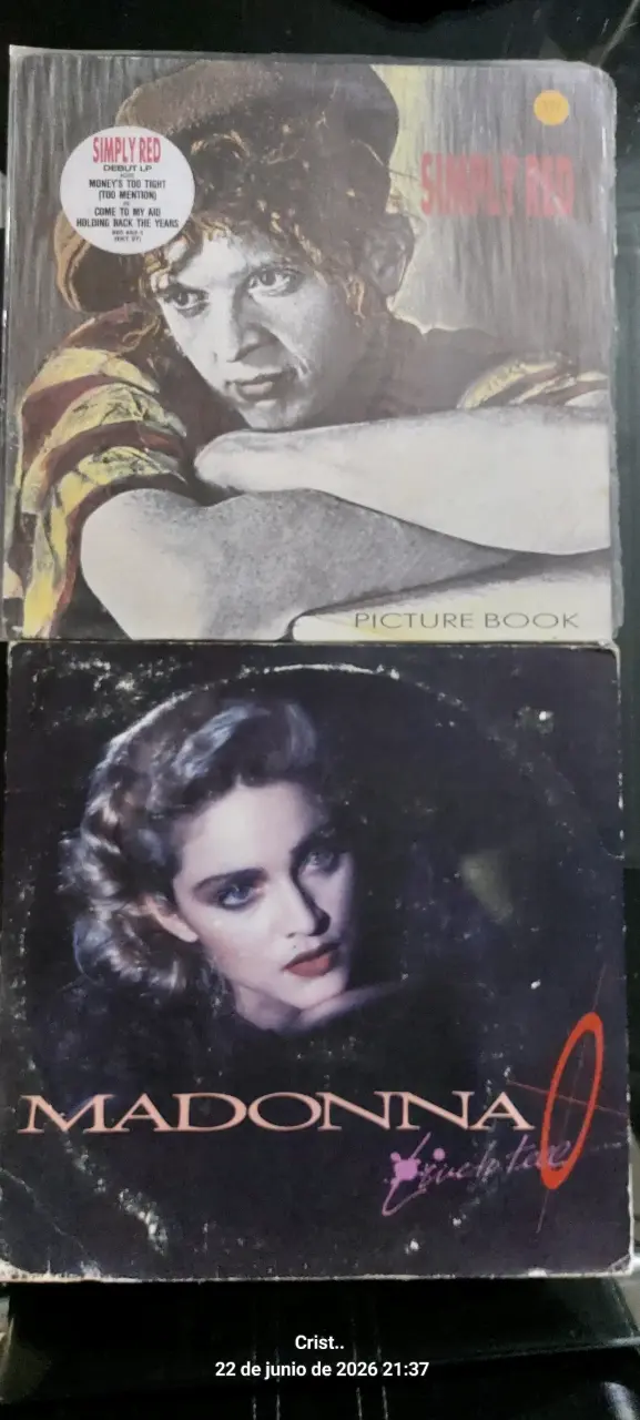 Vinilos Simply Red y Madonna