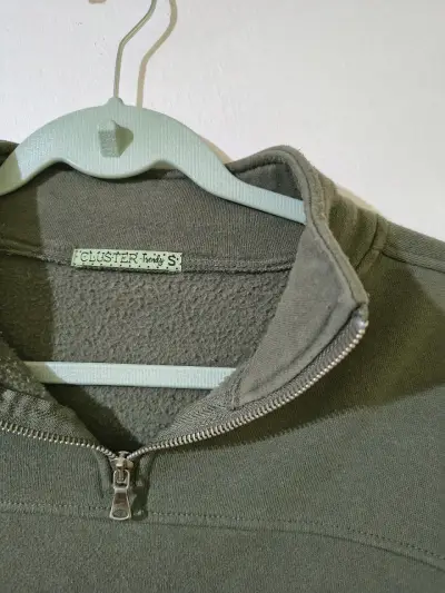 Polerón verde estilo bomber - miniatura 2