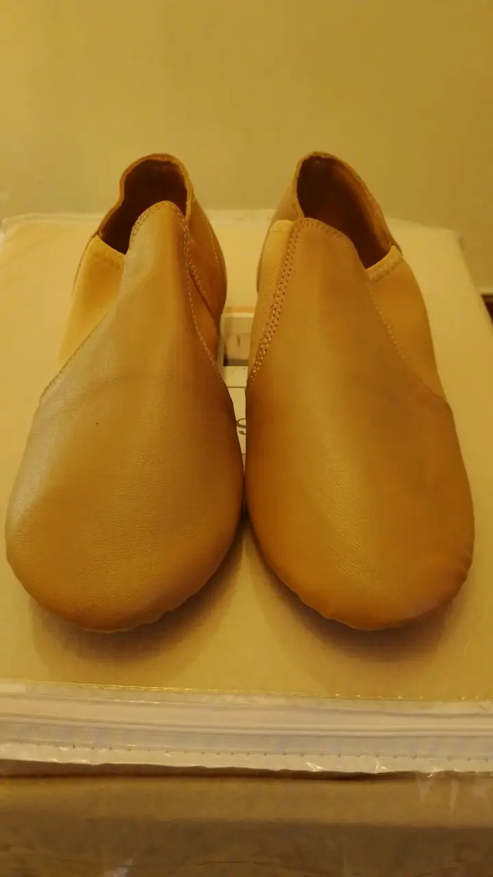 Zapatos de baile piel beige - 2