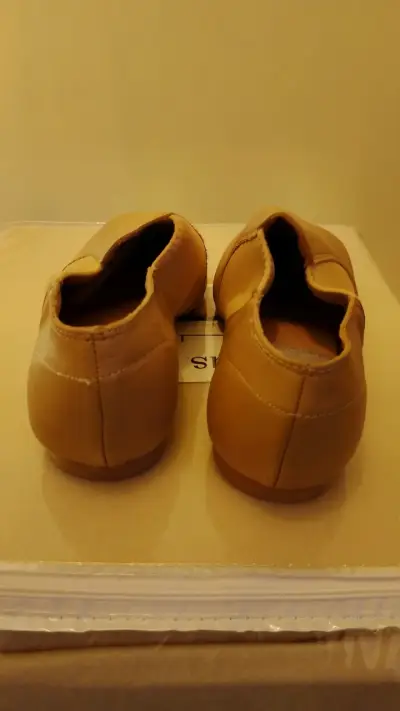 Zapatos de baile piel beige - miniatura 3