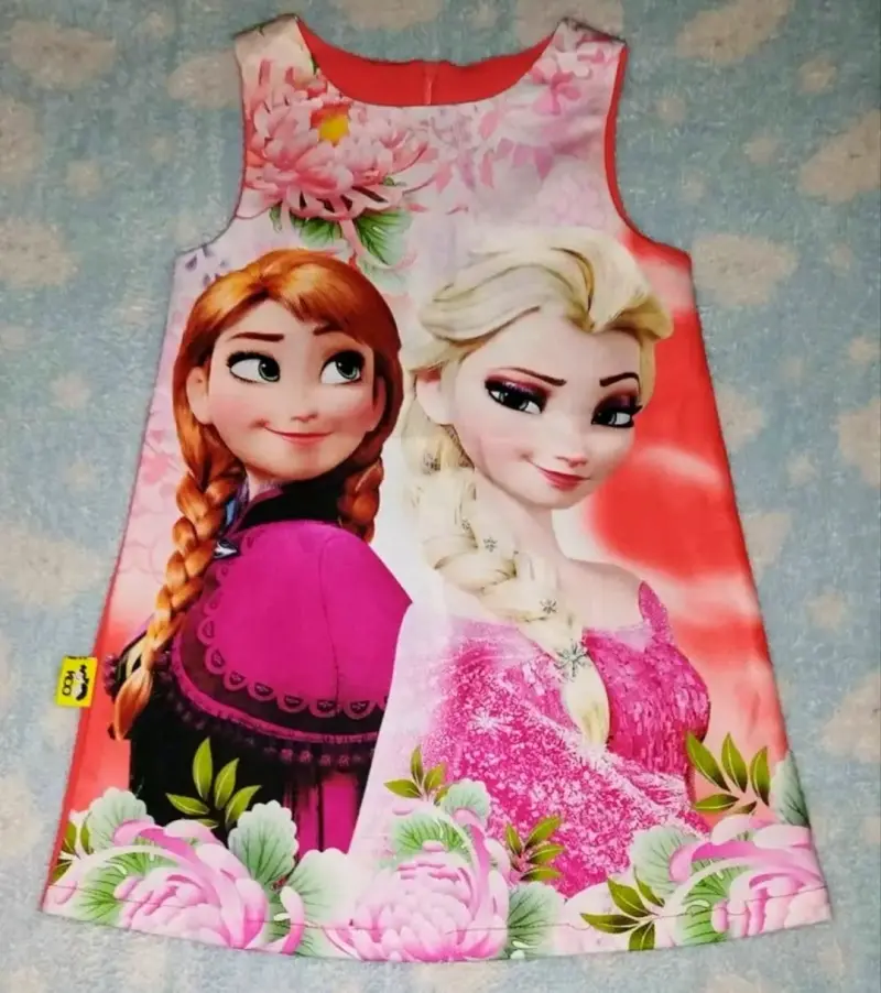 Vestido infantil de Frozen - 1