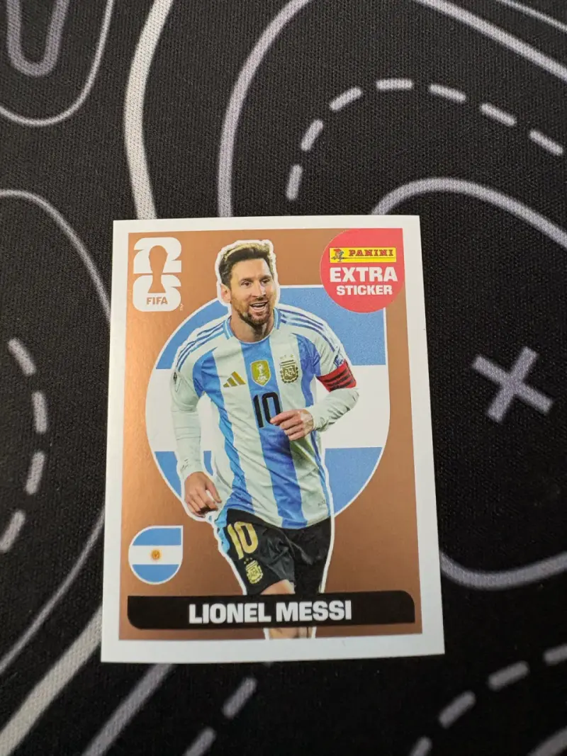 Extra Sticker Lionel Messi Bronce - 1