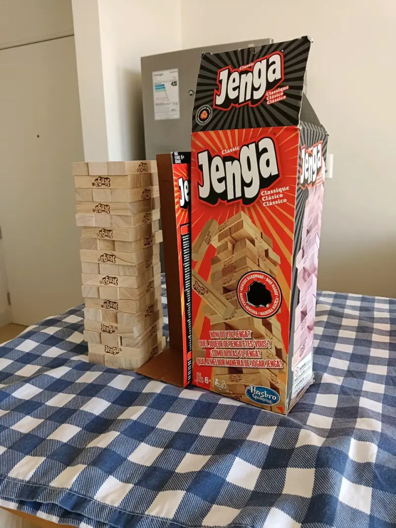 Juego Jenga Hasbro usado