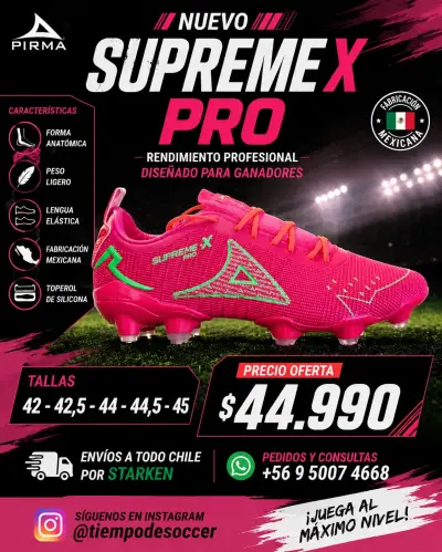 Botines Pirma Supreme X Pro Azules - miniatura 2