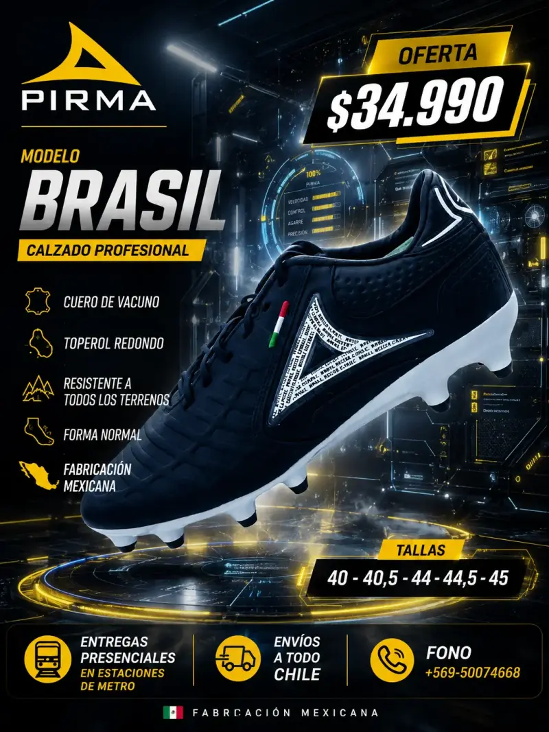 Botines Pirma Supreme X Pro Azules - 3