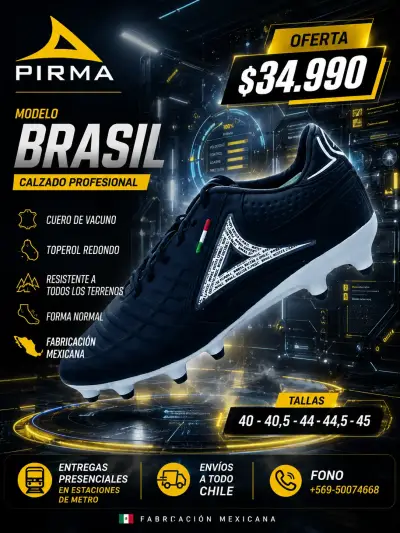 Botines Pirma Supreme X Pro Azules - miniatura 3