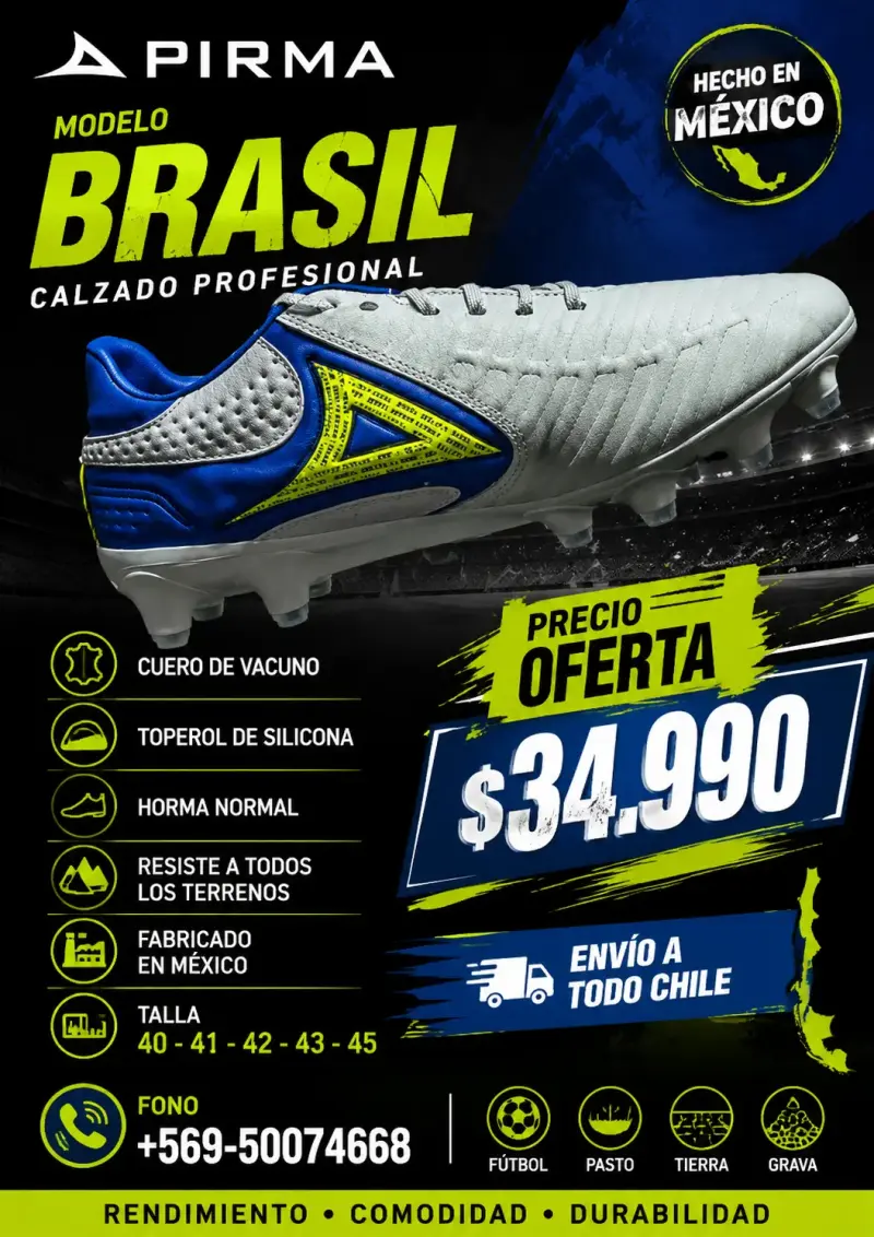 Botines Pirma Supreme X Pro Azules - 6