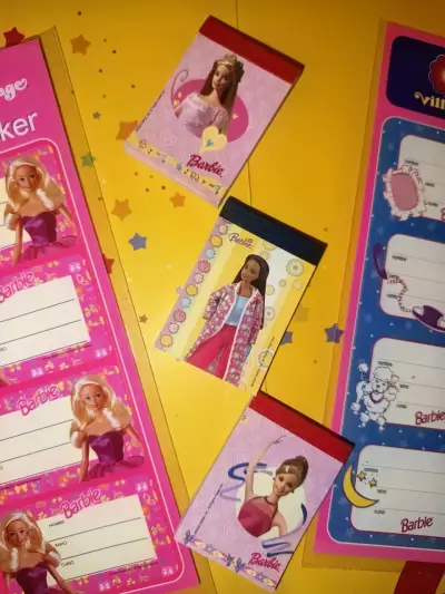 Set stickers y esquelas  Barbie village - miniatura 2