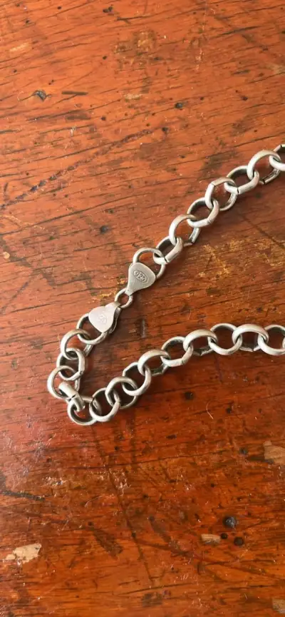 Cadena de plata Rolo - miniatura 2