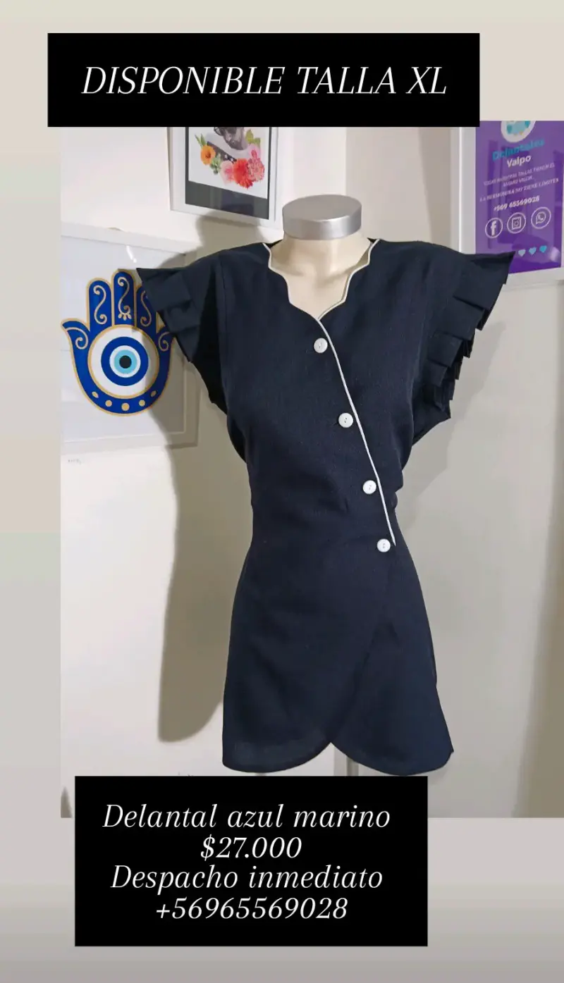 Uniforme docente XL AZUL MARINO