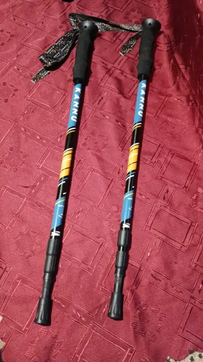 Bastón trekking extensible multicolor - miniatura 2