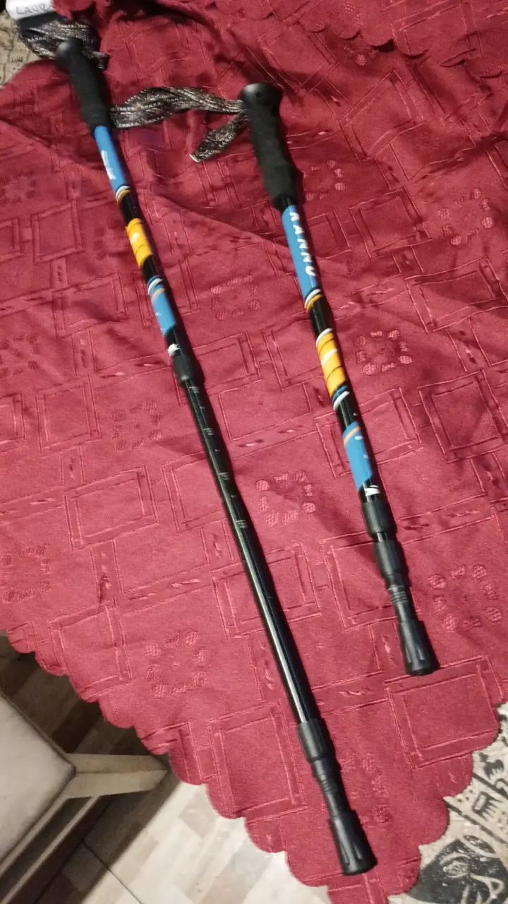 Bastón trekking extensible multicolor - 3