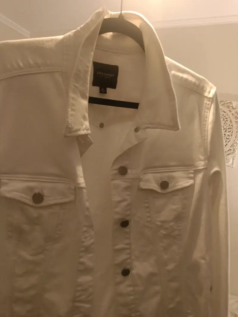 Chaqueta blanca de mezclilla - 2