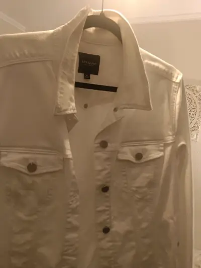 Chaqueta blanca de mezclilla - miniatura 2