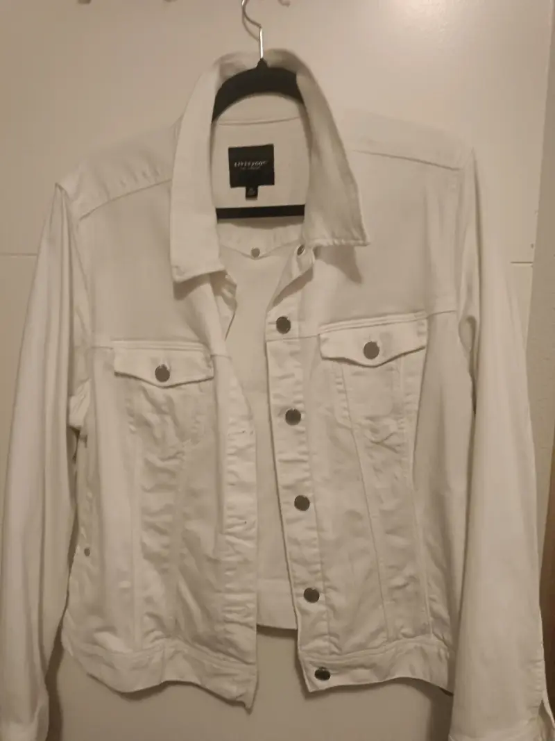 Chaqueta blanca de mezclilla - 3