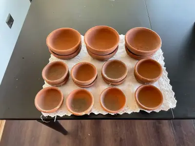 Set de  pocillos  de greda - miniatura 6