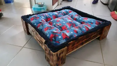 Cama para mascota de madera - miniatura 4