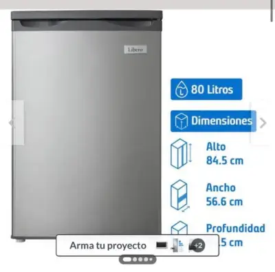 Congelador Libero 80 litros - miniatura 1