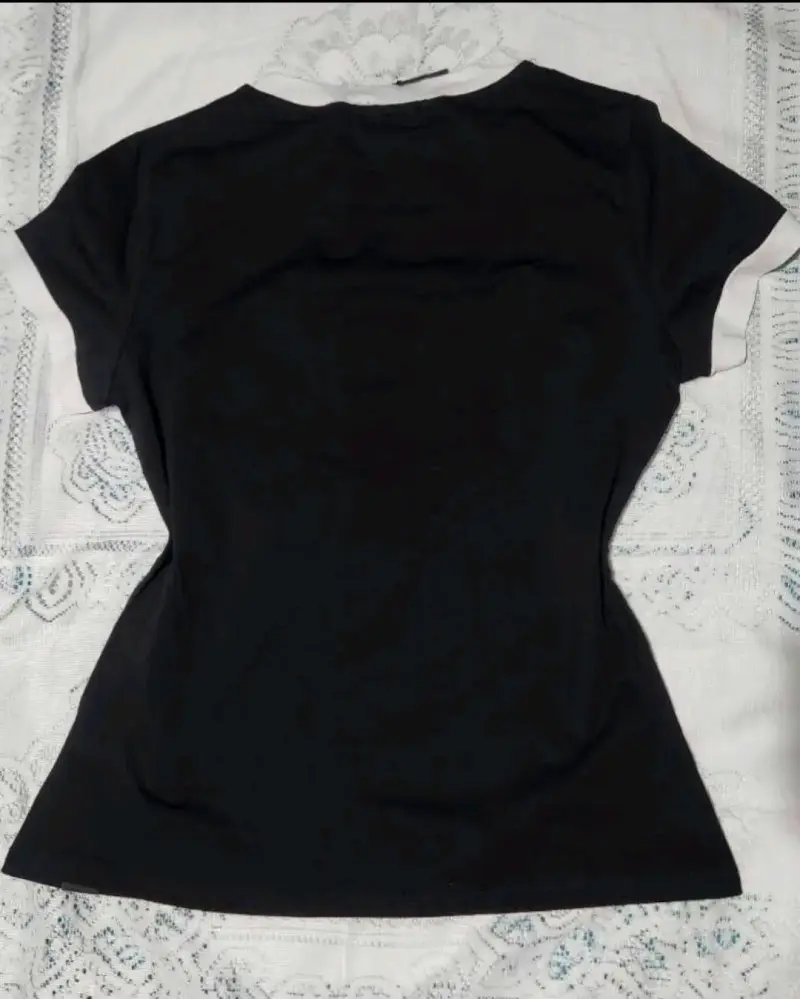 Polera negra Playboy con logo original - 4