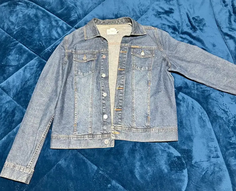 Chaqueta de mezclilla azul - 1