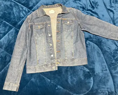 Chaqueta de mezclilla azul - miniatura 2