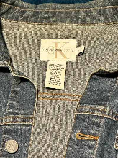 Chaqueta de mezclilla azul - miniatura 3