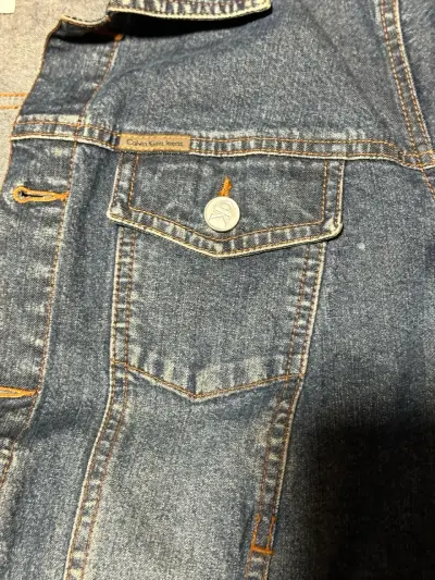 Chaqueta de mezclilla azul - miniatura 4